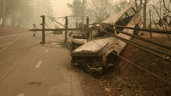 Consequências dos incêndios florestais no estado da Califórnia, nos EUA - Sputnik Brasil