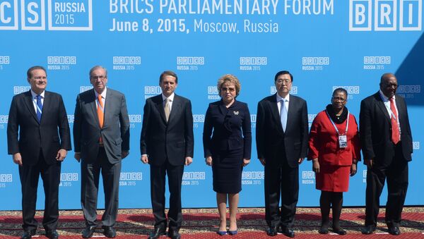Fórum parlamentar do BRICS em Moscou - Sputnik Brasil