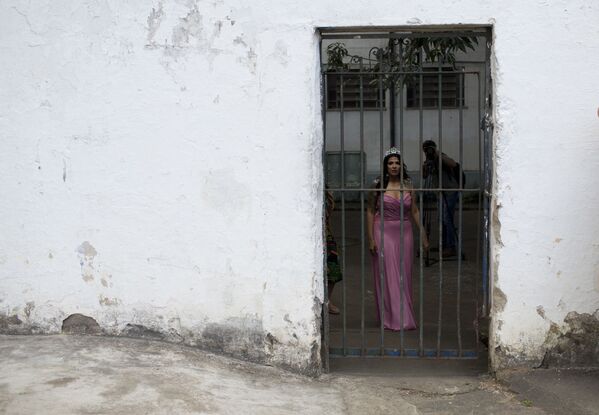 Mayana Rosa Alves, vencedora do Garota TB 2017, participa novamente do concurso de beleza na Penitenciária Talavera Bruce, no Rio de Janeiro (Brasil), 4 de dezembro de 2018 - Sputnik Brasil