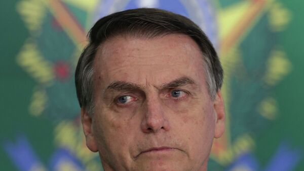 Jair Bolsonaro em Brasília. - Sputnik Brasil
