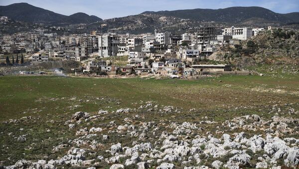 Vista da cidade de Masyaf na província de Hama, na Síria (Arquivo) - Sputnik Brasil