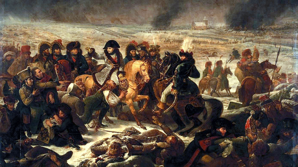 Napoléon à la bataille d'Eylau, de Antoine-Jean Gros (1808) - Sputnik Brasil