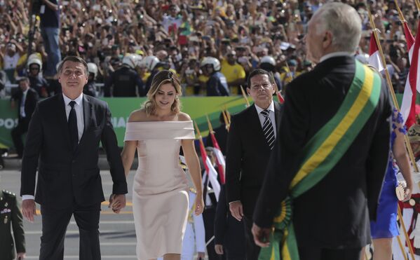 Cerimônia de tomada de posse do presidente da República eleito, Jair Bolsonaro - Sputnik Brasil