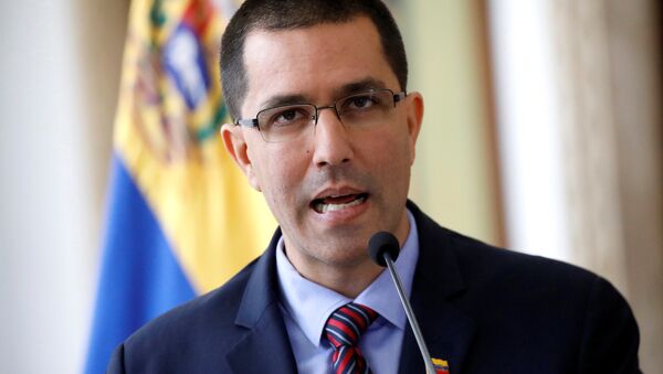 Jorge Arreaza, ministro das Relações Exteriores da Venezuela, em 12 de agosto de 2017 - Sputnik Brasil