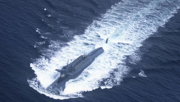 Submarino nuclear da China (imagem de arquivo) - Sputnik Brasil