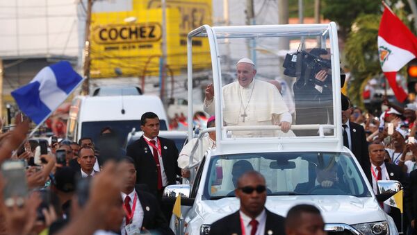 Papa Francisco no Panamá. - Sputnik Brasil
