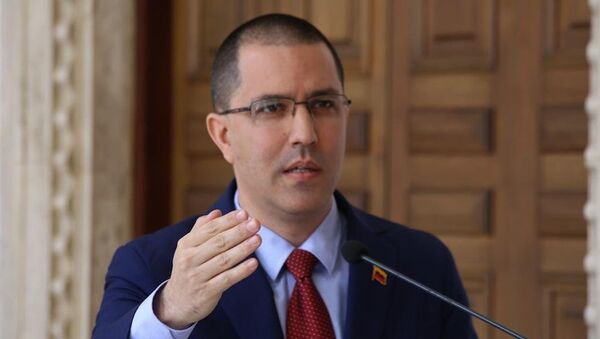 O ministro das Relações Exteriores da Venezuela, Jorge Arreaza - Sputnik Brasil