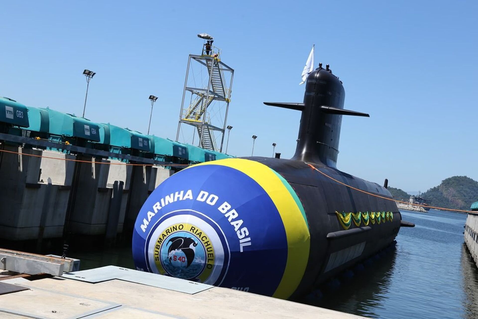 Submarino Riachuelo, o primeiro do Programa de Desenvolvimento de Submarinos (Prosub), que prevê a produção de cinco navios do tipo, entre eles o primeiro submarino brasileiro convencionalmente armado com propulsão nuclear - Sputnik Brasil, 1920, 15.06.2023