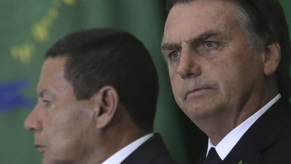 Hamilton Mourão e Jair Bolsonaro. - Sputnik Brasil