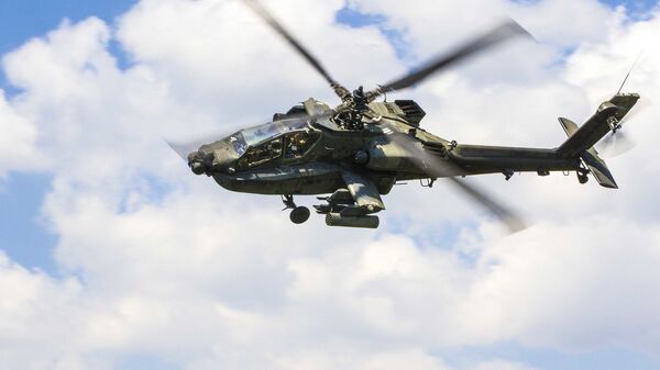 Helicóptero AH-64 Apache - Sputnik Brasil