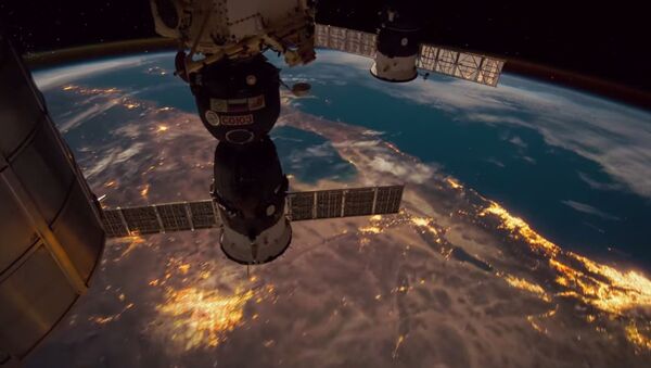 Vista do espaço da nave espacial Soyuz - Sputnik Brasil