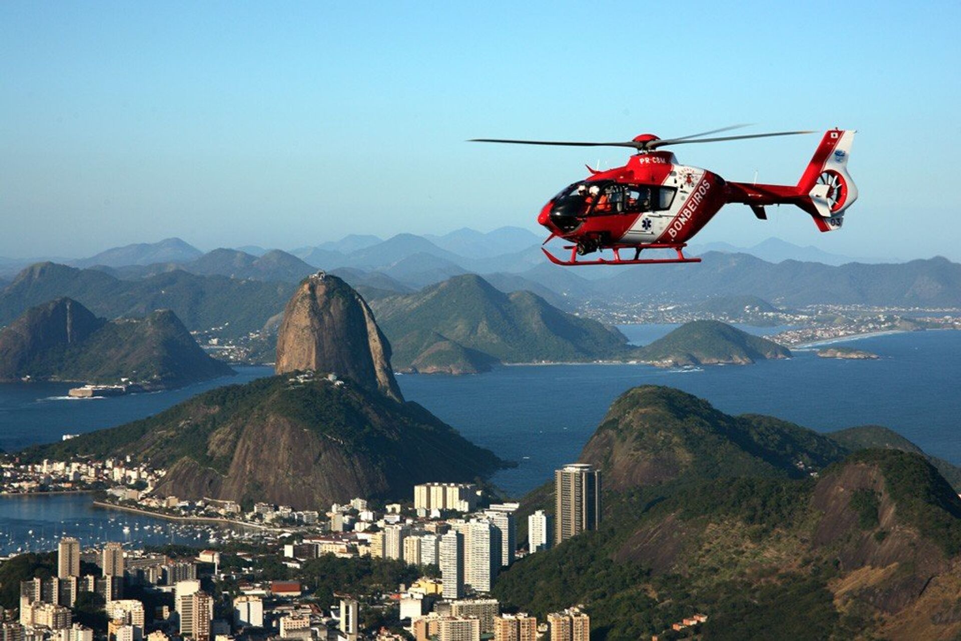 H135 sobrevoa o Rio de Janeiro. - Sputnik Brasil, 1920, 23.12.2021