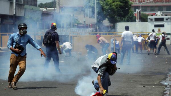 Disturbios en Venezuela - Sputnik Brasil