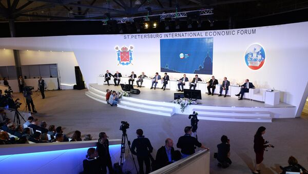 Fórum Internacional Econômico de São Petersburgo (SPIEF) de 2015 - Sputnik Brasil