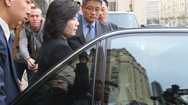 Choe Son-hui, viceministra de Exteriores de Corea del Norte después de visitar el Ministerio de Asuntos Exteriores de Rusia - Sputnik Brasil