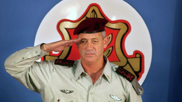 Benny Gantz, então chefe do Estado-Maior do exército israrelense, 14 de fevereiro de 2011 - Sputnik Brasil