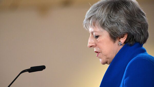 British Prime Minister Theresa May - Sputnik Brasil