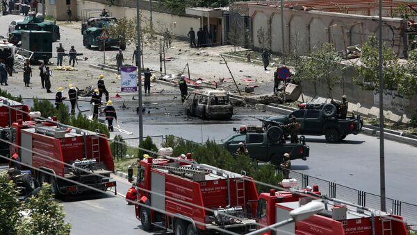 Consequências das explosões em Cabul (arquivo) - Sputnik Brasil