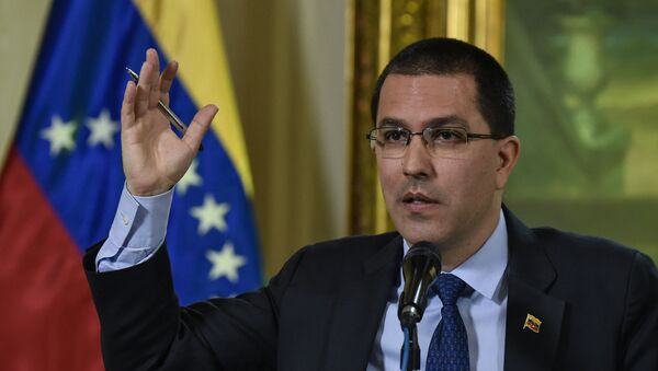 Ministro das Relações Exteriores da Venezuela, Jorge Arreaza, 28 de janeiro de 2019 - Sputnik Brasil