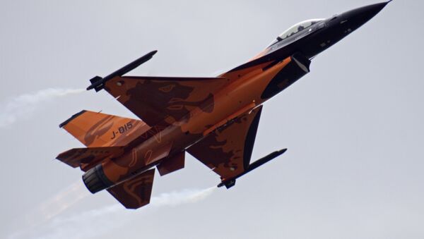 F-16 holandês - Sputnik Brasil