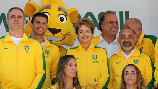 Presidenta Dilma Rousseff durante comemoração do Dia Olímpico - Sputnik Brasil