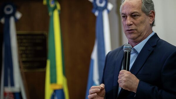 Ciro Gomes (PDT), candidato à presidência do Brasil nas eleições 2018 - Sputnik Brasil