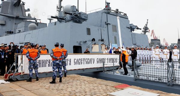 A fragata Admiral Gorshkov foi entregue à Marinha em julho de 2018 - Sputnik Brasil