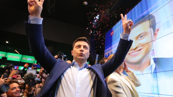 Presidente eleito da Ucrânia, Volodymyr Zelensky - Sputnik Brasil