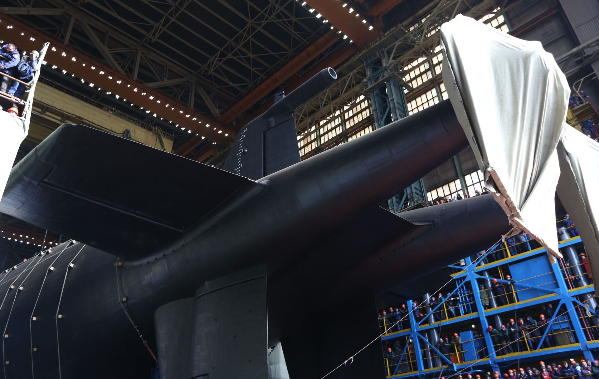 Portador da arma do Juízo Final: Rússia está terminando construção do maior submarino do mundo - Sputnik Brasil, 1920, 14.02.2021