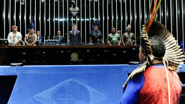 Sessão em homenagem aos povos indígenas no Senado - Sputnik Brasil