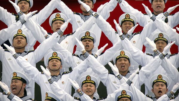 Parada naval internacional dedicada ao 70º aniversário da Marinha do Exército Popular de Libertação da China, realizada no porto chinês de Qingdao, província de Shandong - Sputnik Brasil