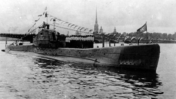 Submarino soviético Shch-324 (imagem referencial) - Sputnik Brasil