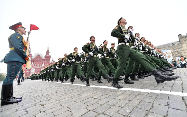Militares na Parada da Vitória em Moscou, 9 de maio de 2019 - Sputnik Brasil