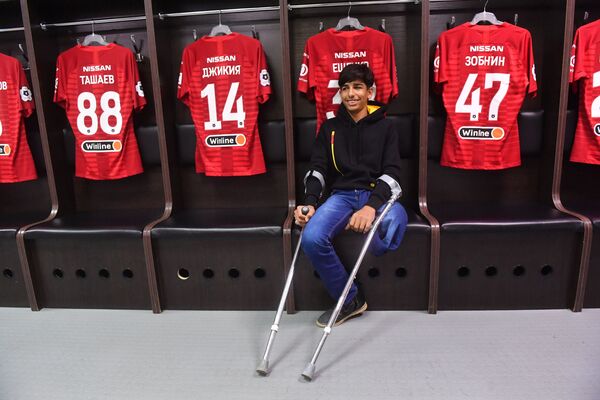Qassem Qadim visita o vestiário do Spartak de Moscou - Sputnik Brasil