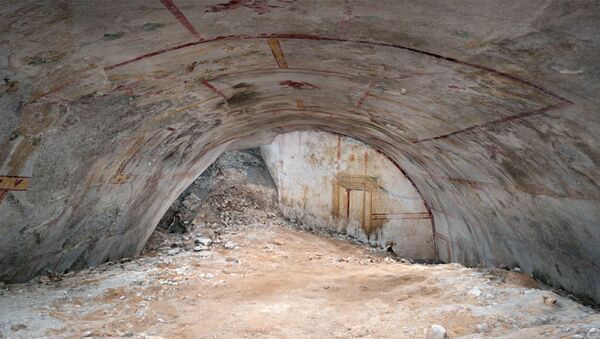 Sala secreta descoberta em Domus Transitoria, o primeiro palácio do imperador romano Nero - Sputnik Brasil