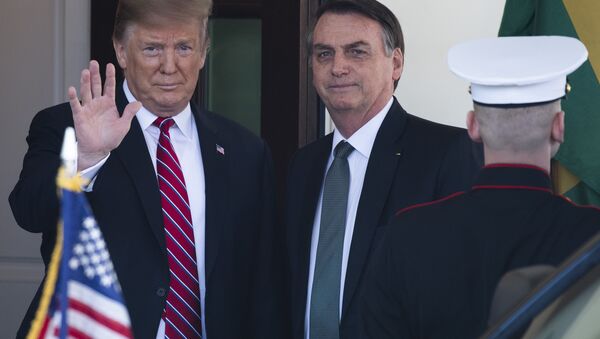 Donald Trump e Jair Bolsonaro - Sputnik Brasil