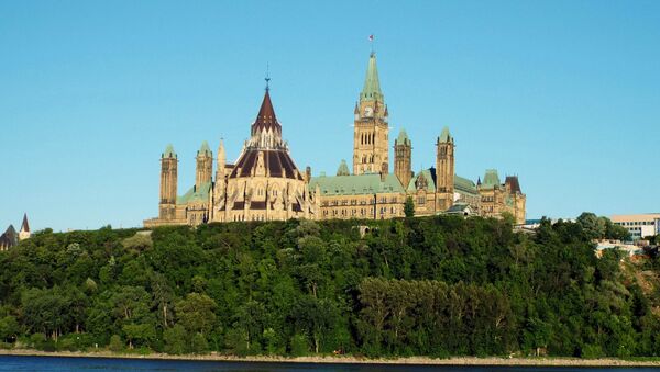Colina do Parlamento no Canadá - Sputnik Brasil