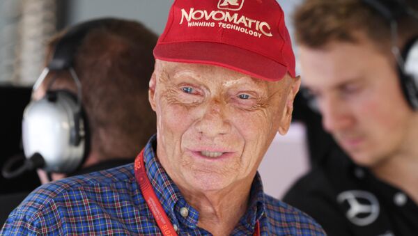 Niki Lauda, piloto austriaco - Sputnik Brasil