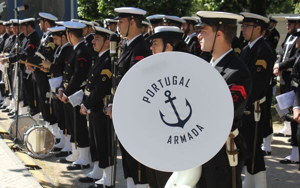 Banda da Armada se apresenta em prol do Dia da Marinha portuguesa  - Sputnik Brasil
