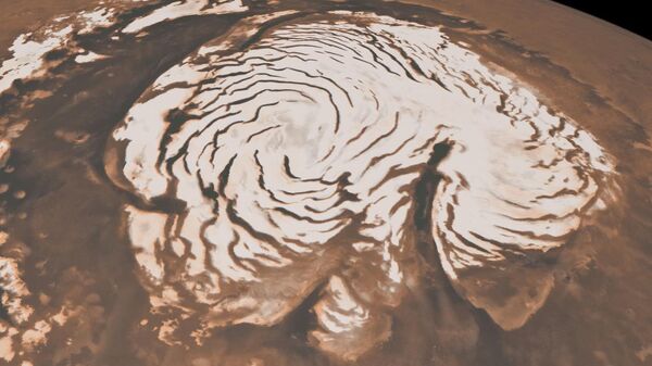 Calota de gelo polar de Marte - Sputnik Brasil