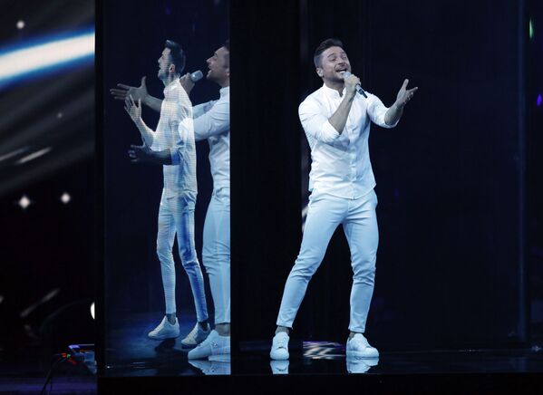 Sergei Lazarev, da Rússia, canta durante a grande final do Eurovision 2019, em Tel Aviv, Israel, 18 de maio de 2019 - Sputnik Brasil