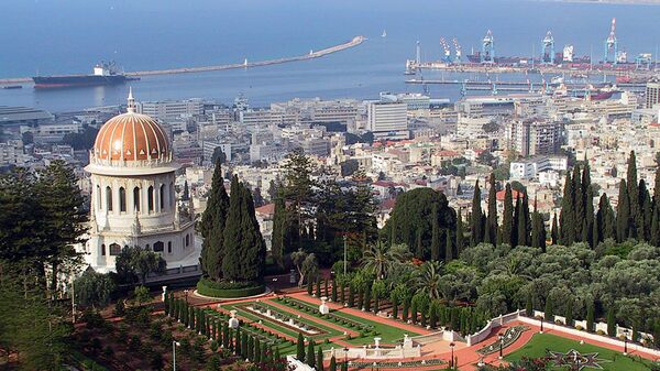 Vista do porto de Haifa - Sputnik Brasil