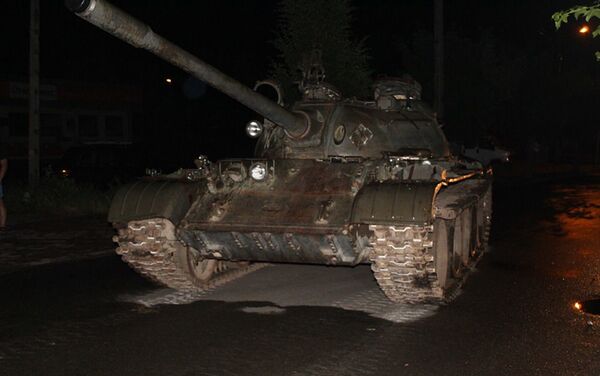 T-55 invade ruas de cidade polonesa - Sputnik Brasil