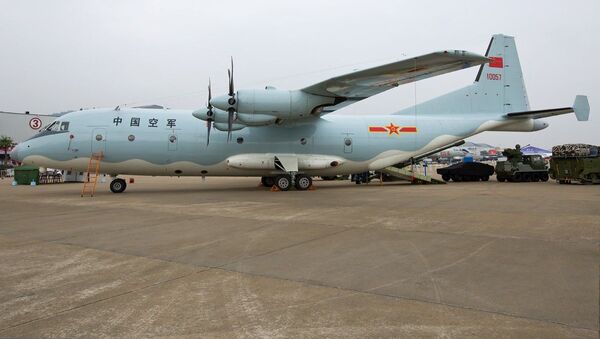 Avião espião chinês  Shaanxi Y-9 - Sputnik Brasil