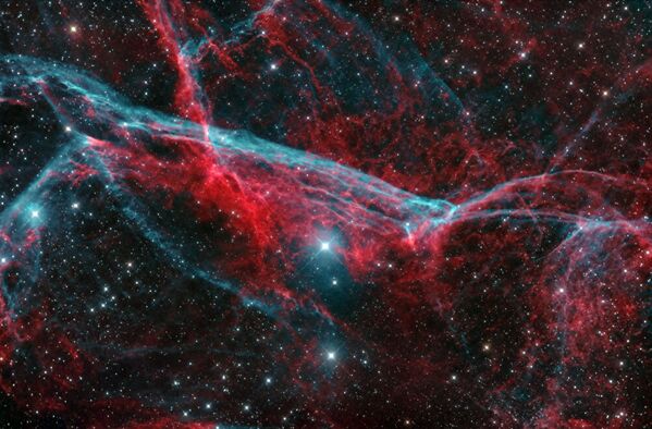 Gum 12 do fotógrafo australiano Eddie Trimarchi, que mostra a Nebulosa de Gum, nebulosa de emissão que pode ser encontrada no sul das constelações de Puppis e Vela - Sputnik Brasil