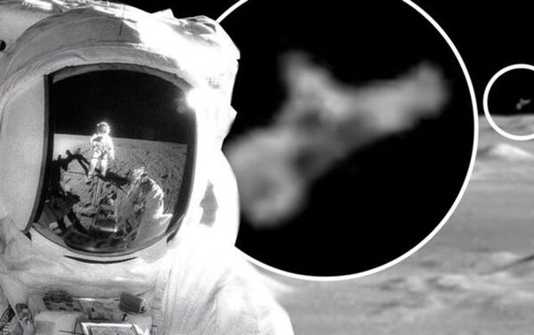 Suposto OVNI observando astronauta da Apollo 12 - Sputnik Brasil
