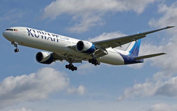 Boeing 777 da companhia Kuwait Airways (imagem de arquivo) - Sputnik Brasil