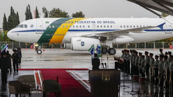 Guarda de Honra aguarda desembarque da comitiva do presidente do Brasil, Jair Bolsonaro, em Tel Aviv, 30 de março de 2019 - Sputnik Brasil