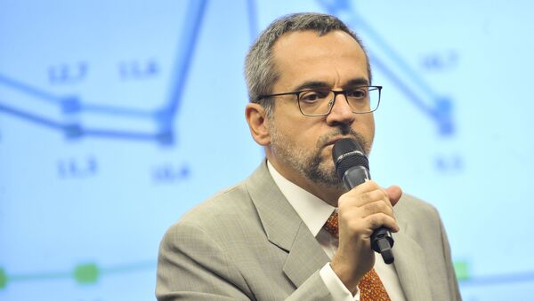 Ministro da Educação, Abraham Weintraub, participa de audiência conjunta de comissões da Câmara, Brasília, 22 de maio de 2019 - Sputnik Brasil