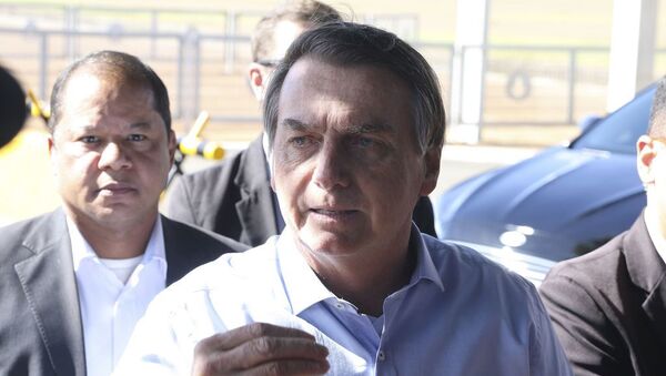 Bolsonaro fala à imprensa no Palácio da Alvorada - Sputnik Brasil